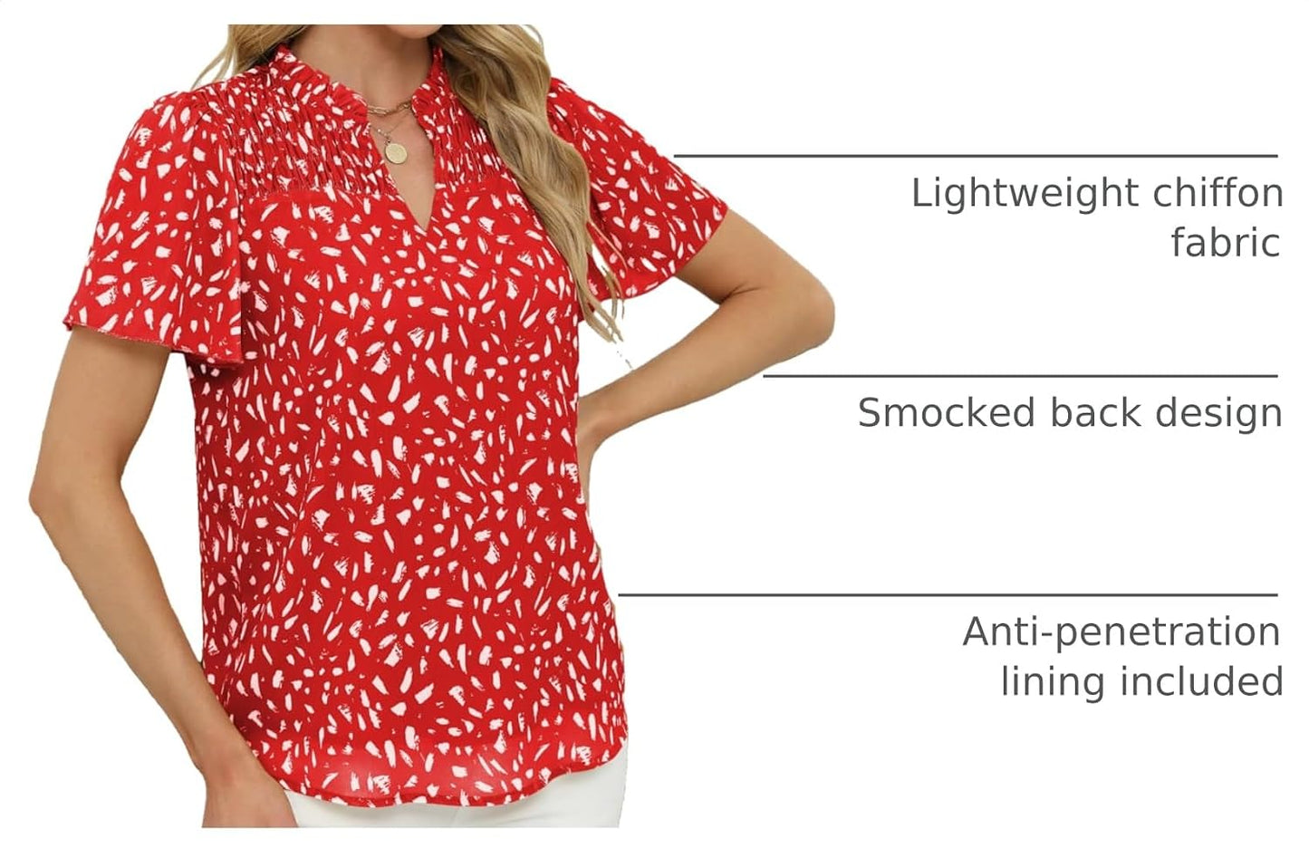 Ladies Short Sleeve Tops V Neck Bohemian Blouses Summer Floral Print Shirts